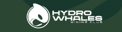 Hydro Whales Mining Club logo