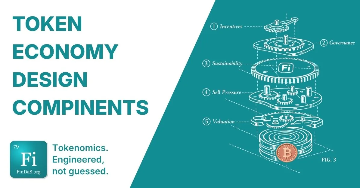 Illustration for: The components of a token economy, in the order that actually matters