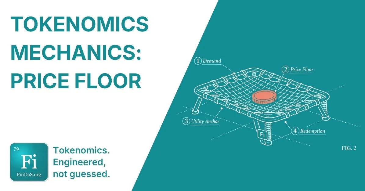 Illustration for: Tokenomics Mechanics: Token price floor