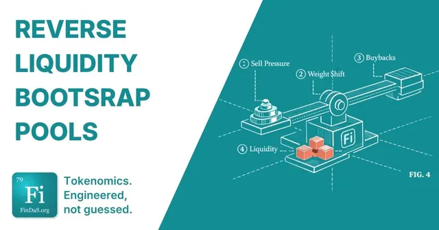 Sell pressure mitigation via reverse Liquidity Bootstrap Pools